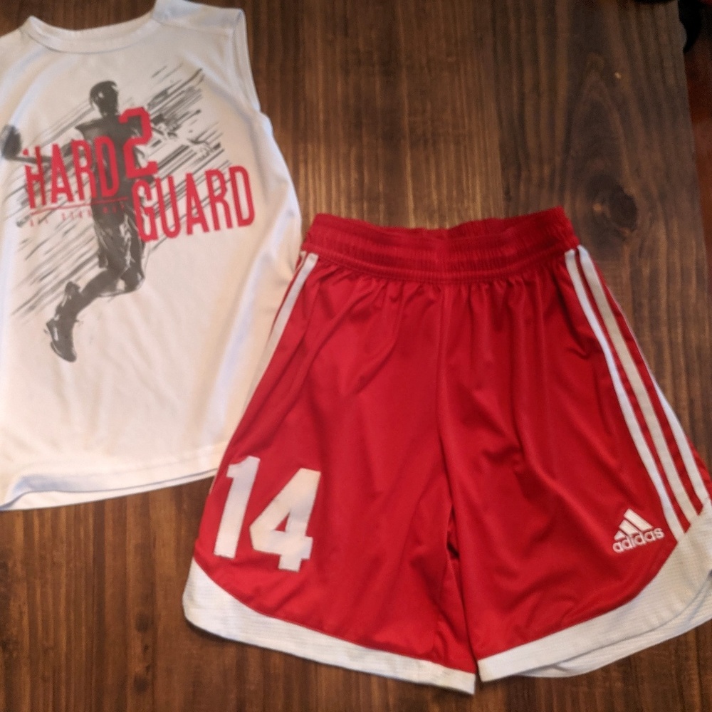 Boys 8/10 Athletic Lot Summer Outfit Basketball